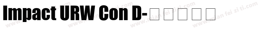 Impact URW Con D字体转换